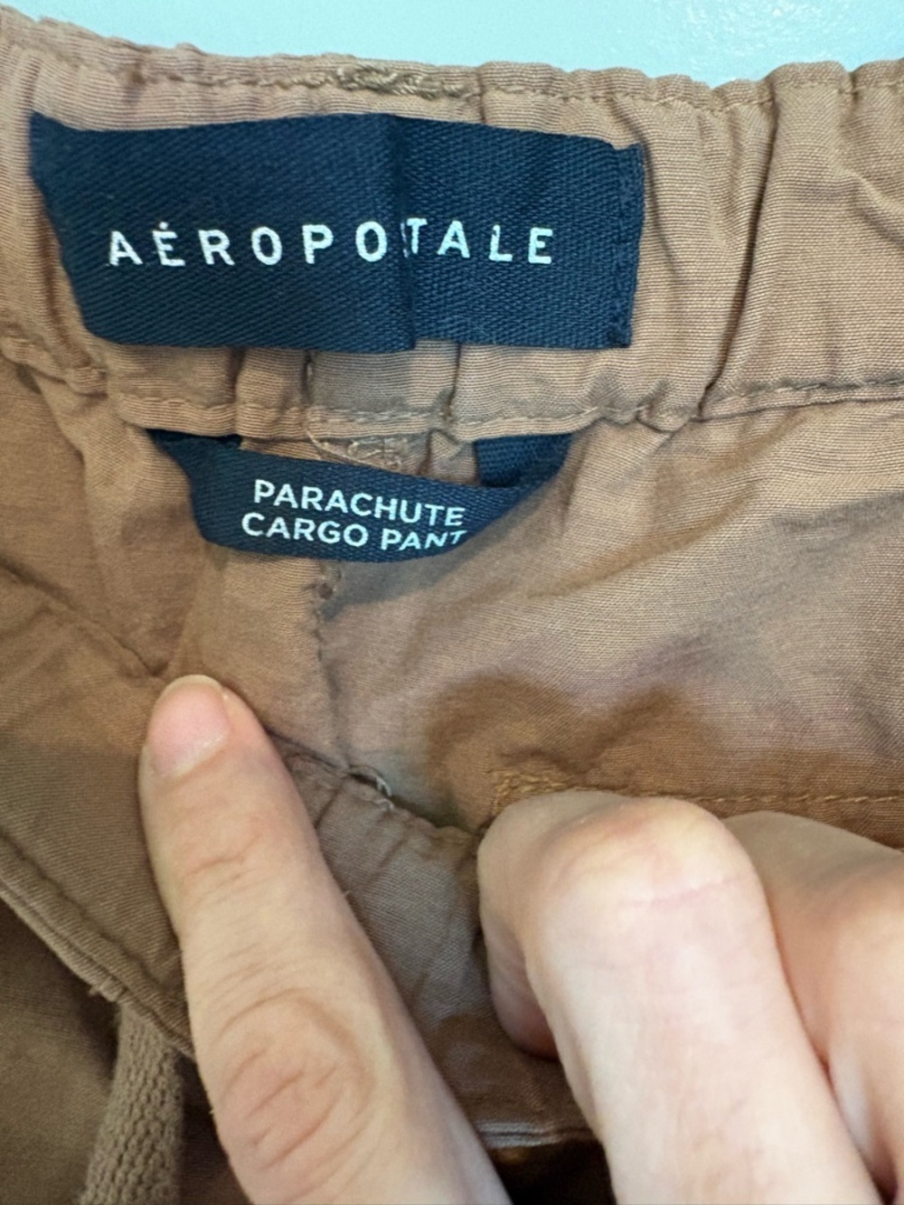 Aeropostale womens Cargo Drawstring Pants - Brown - Picture 5 of 7